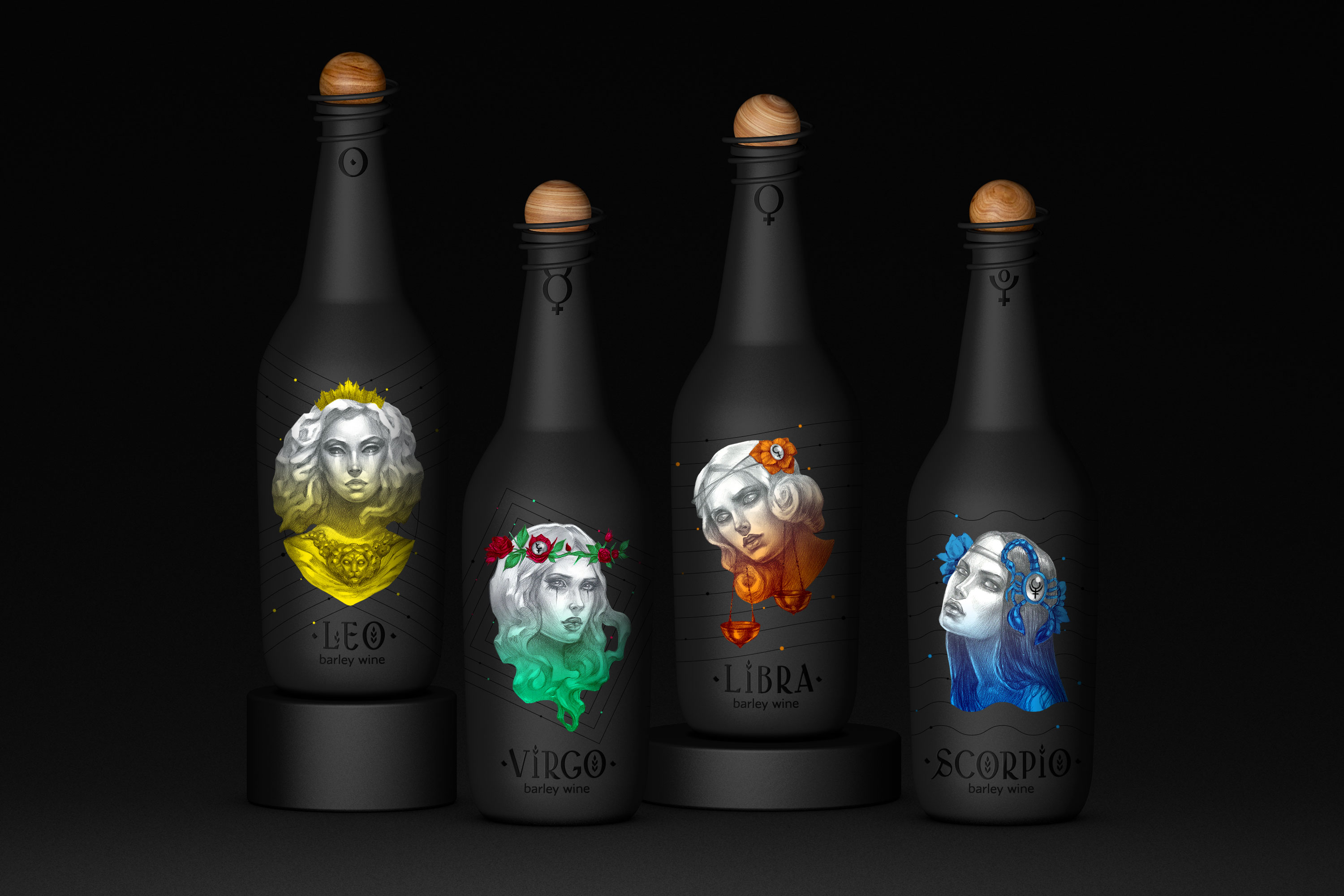 Дизайн банки упаковки пива эля вина